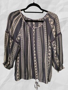 Boho Style Peasant Blouse